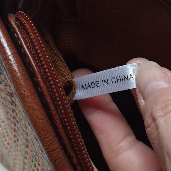 Fossil Multi Color Basket Weave Straw Purse - Picture 11 of 16